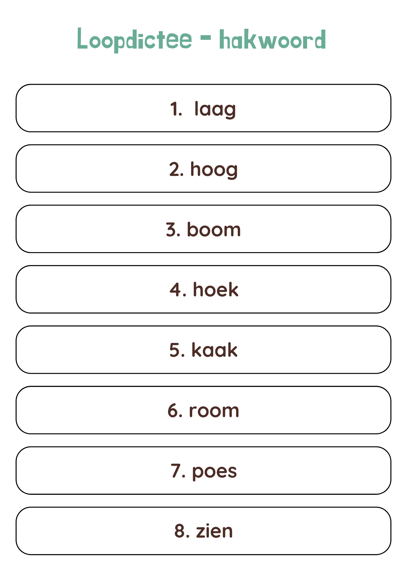 Loopdictee bundel alle spellingscategorieën - groep 3