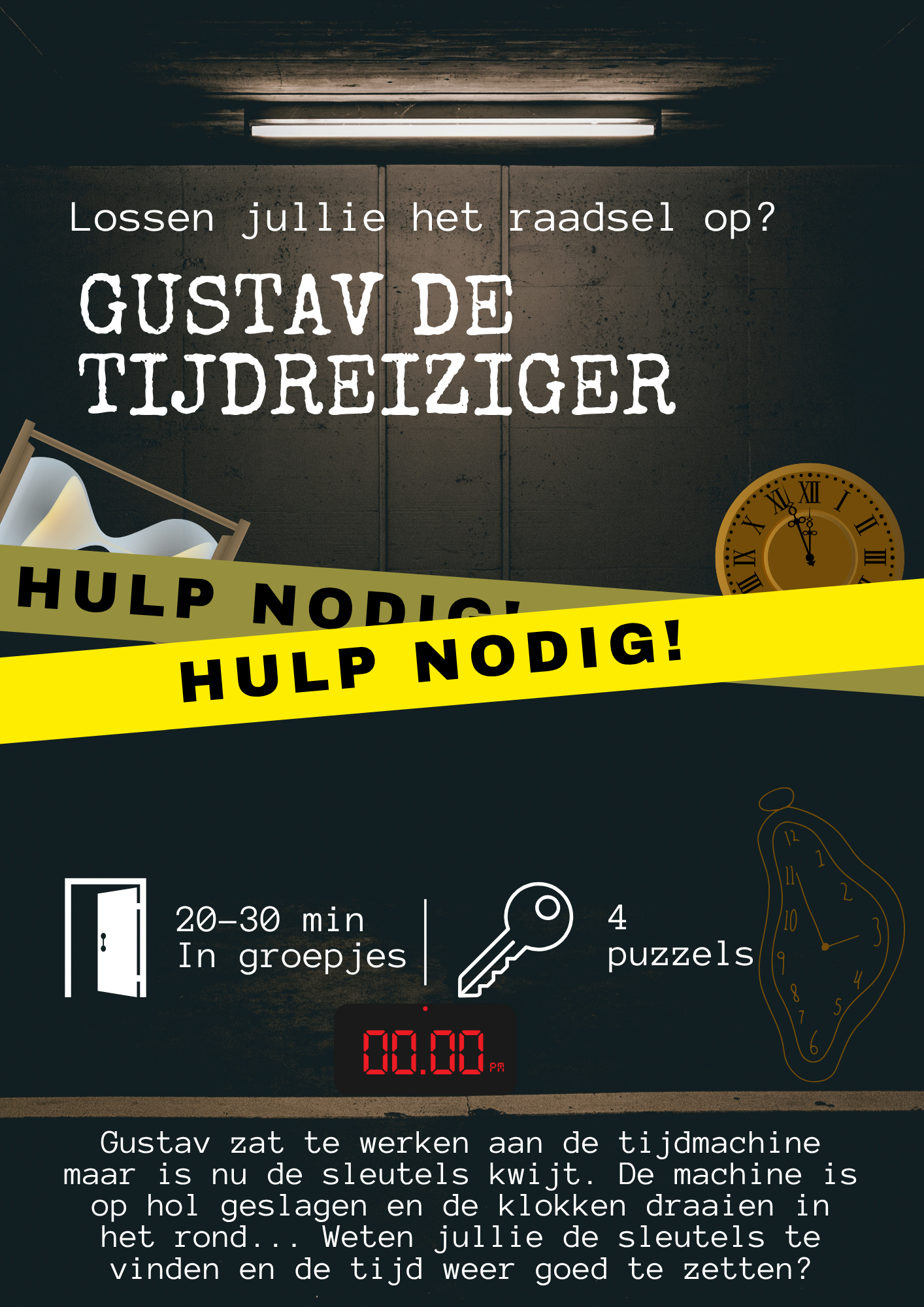 Escape room - Gustav de tijdreiziger