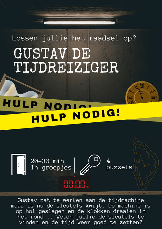 Escape room - Gustav de tijdreiziger