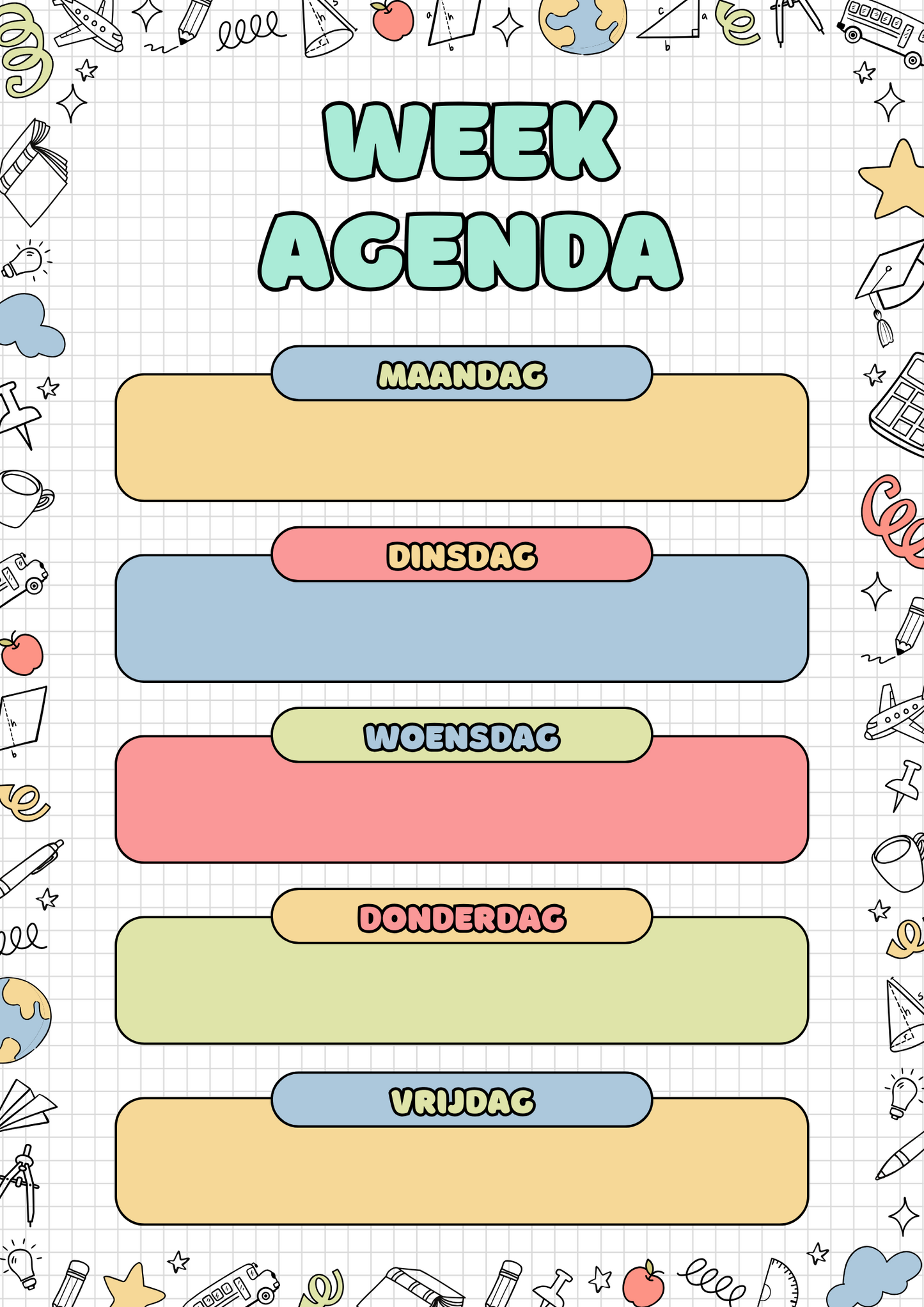 Weekagenda - gratis download