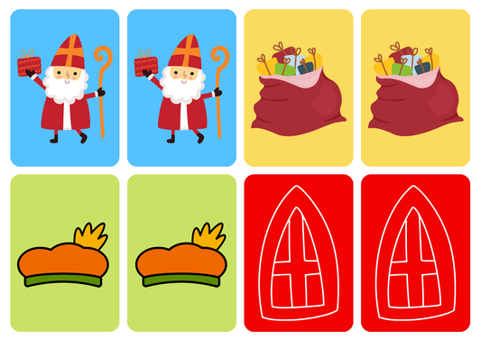 Matching cards - thema Sinterklaas