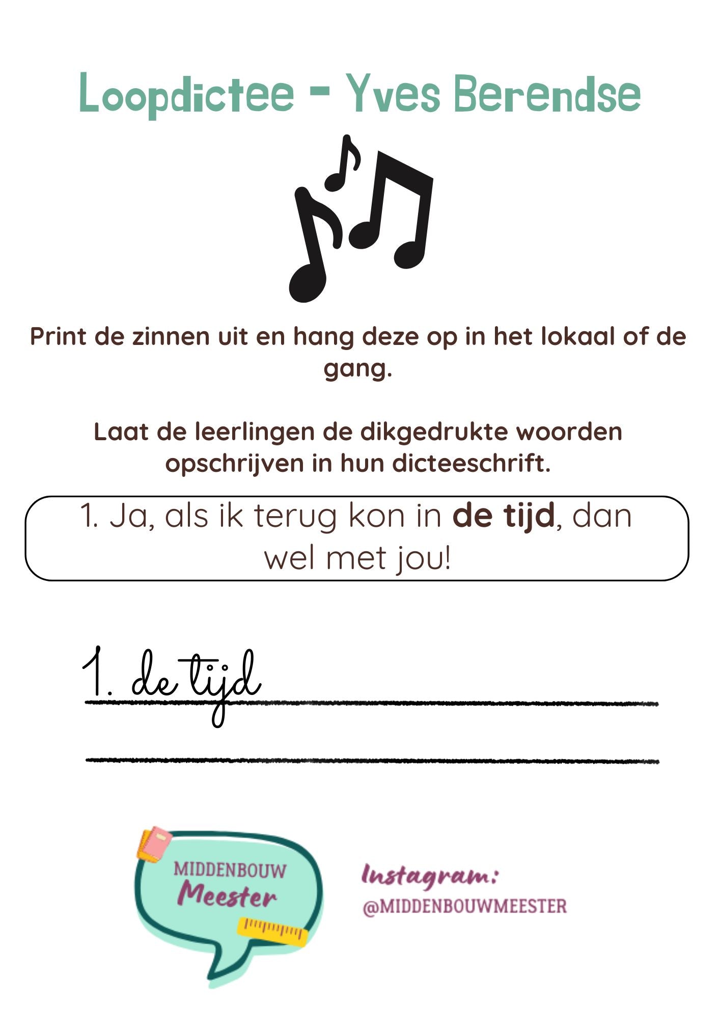 Loopdictee Yves Berendse - gratis download