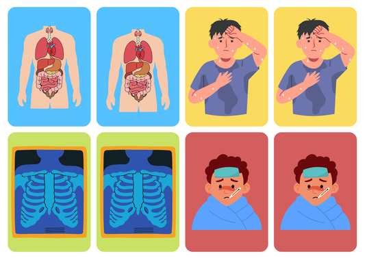 Matching cards thema 'Lijf'