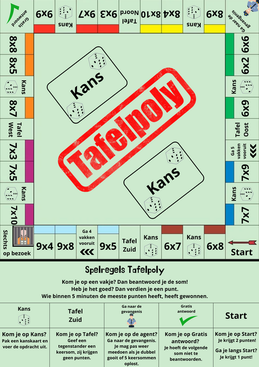 Tafelpoly (moeilijke versie)