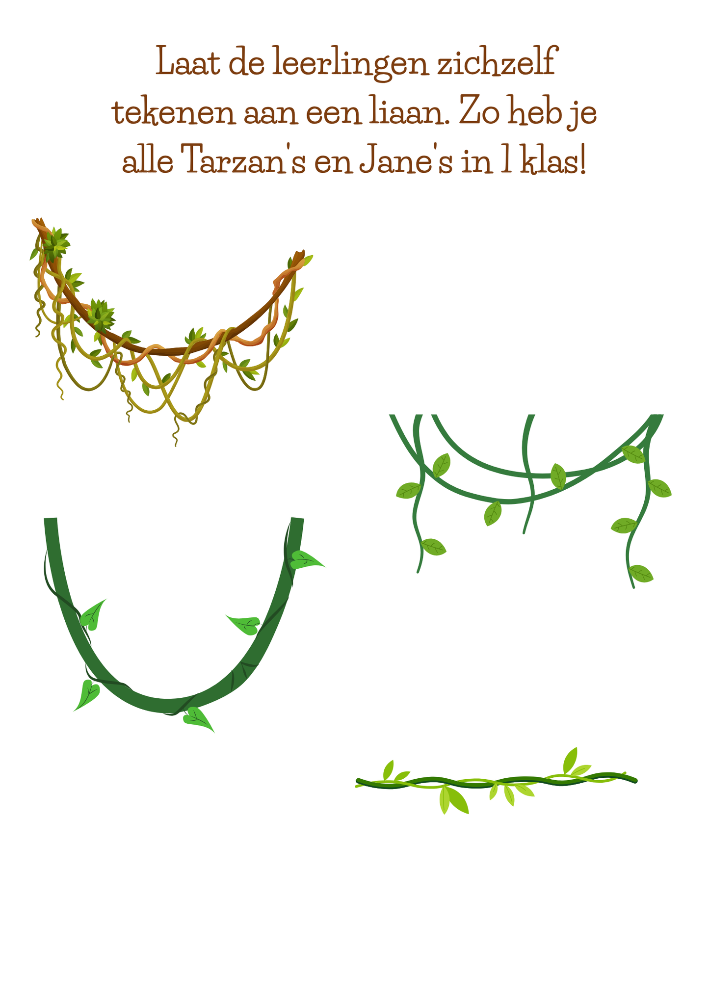 Dagritmekaarten thema 'Jungle'