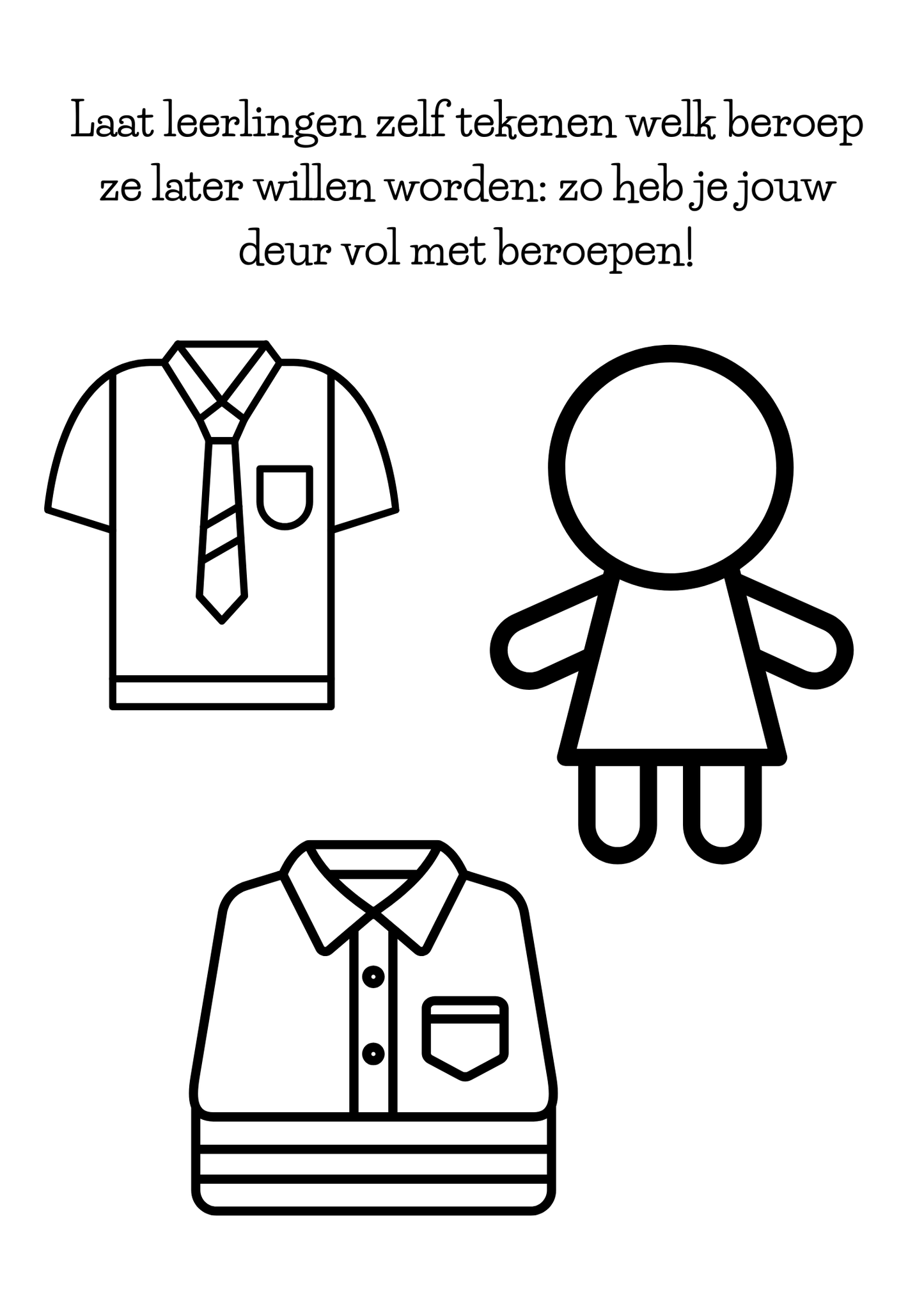 Dagritmekaarten thema 'Beroepen'