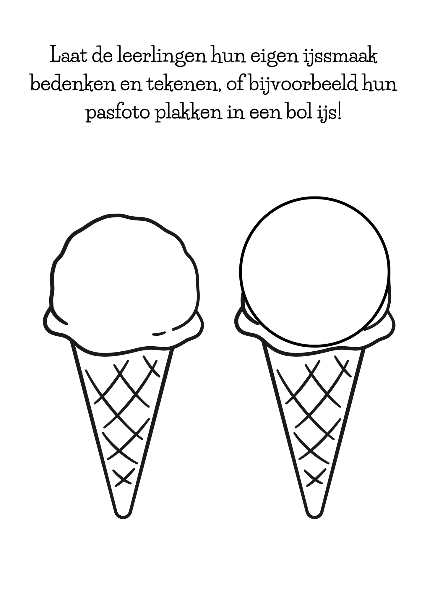 Dagritmekaarten - thema 'Ijsjes'