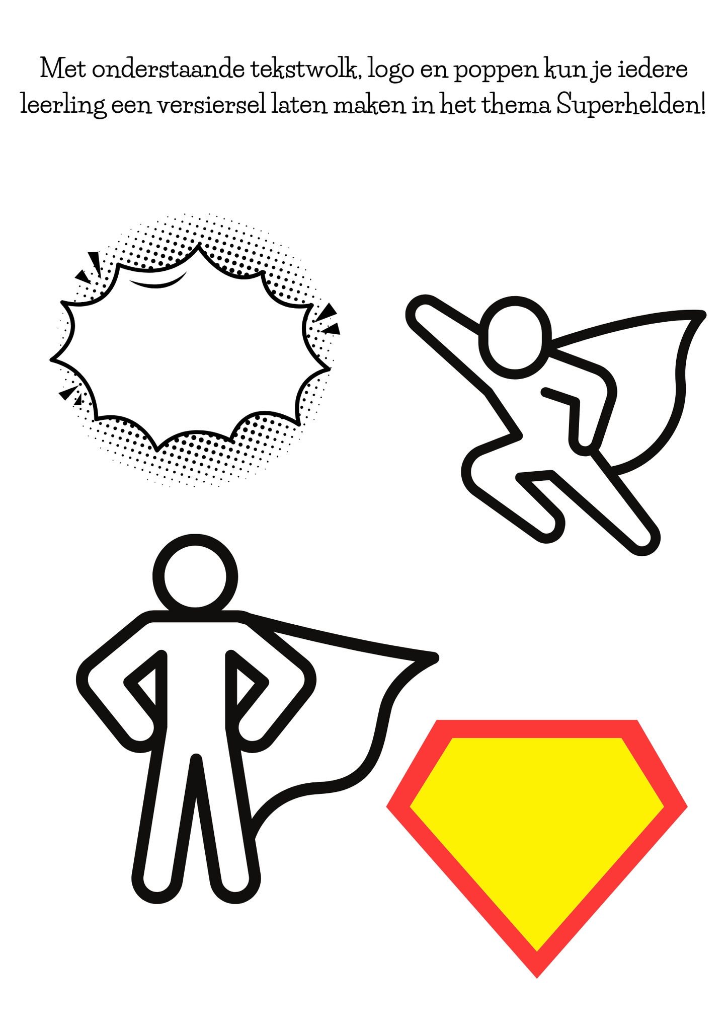 Dagritmekaarten thema 'Superhelden'