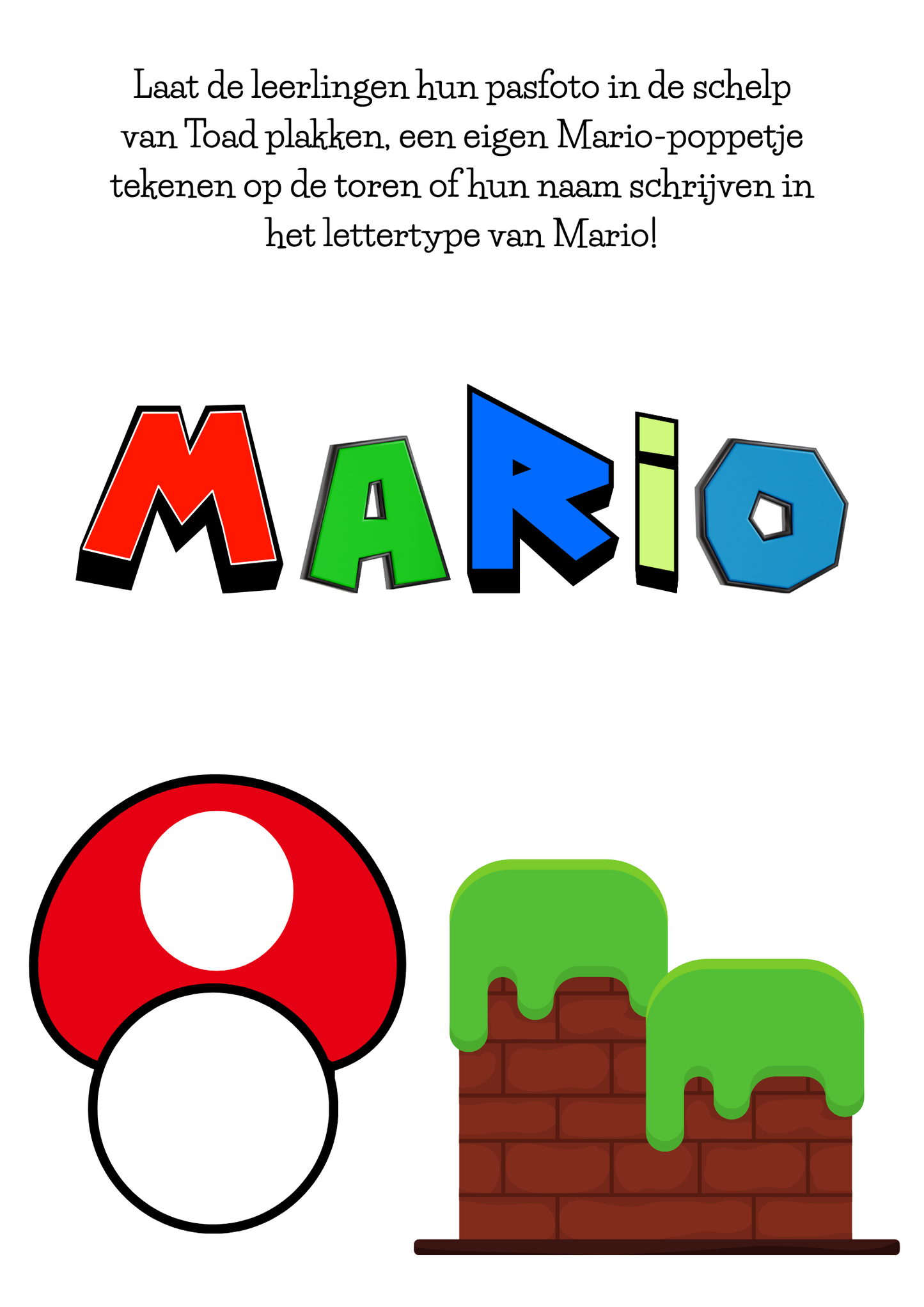 Dagritmekaarten thema 'Mario'