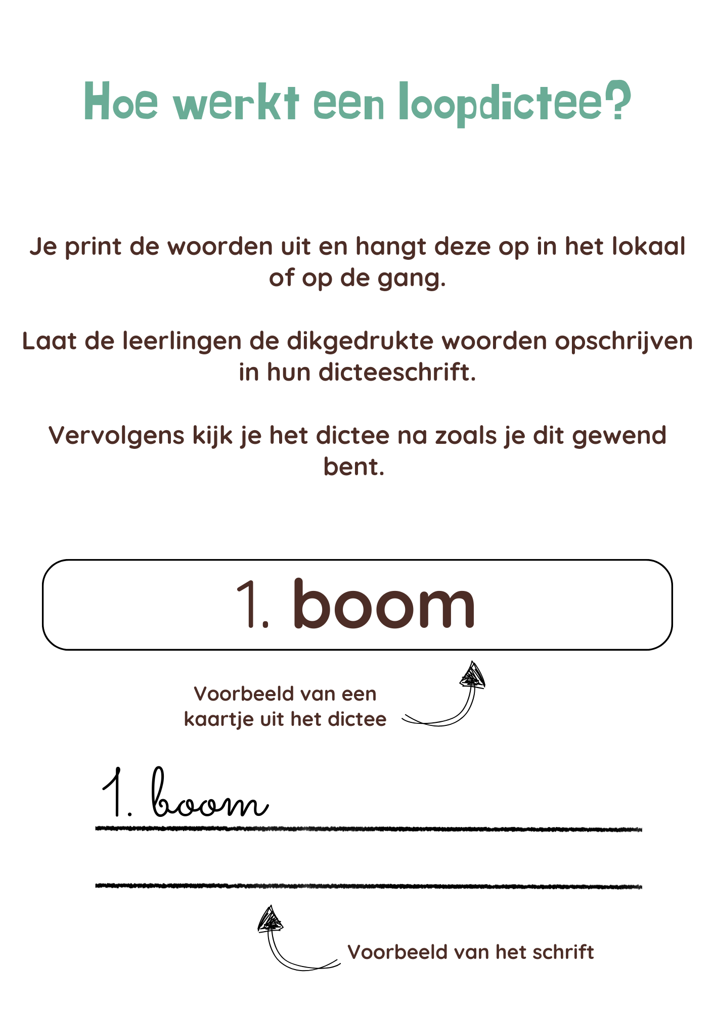 Loopdictee bundel alle spellingscategorieën - groep 3