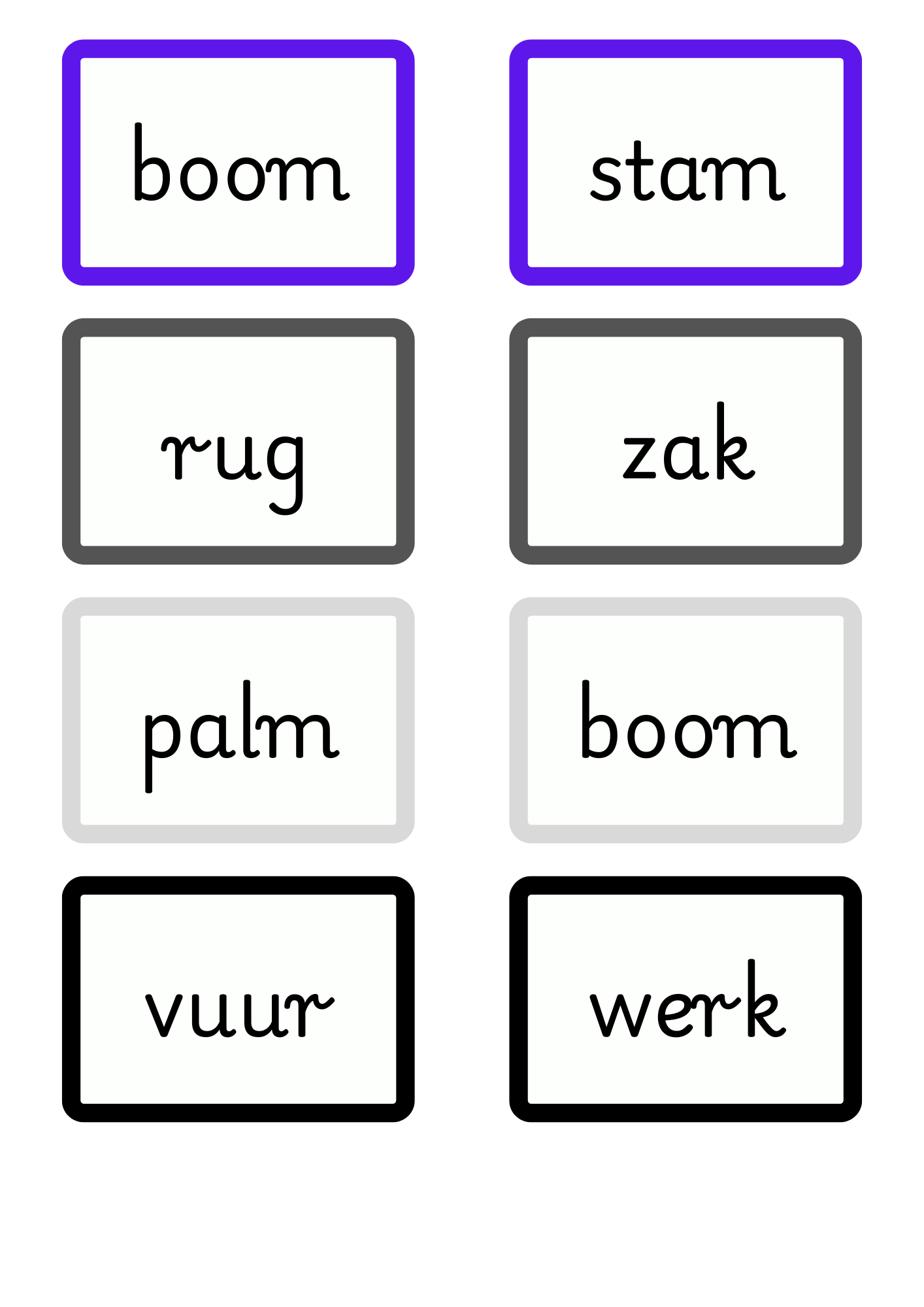 Samenstellingen op het schoolplein - gratis download