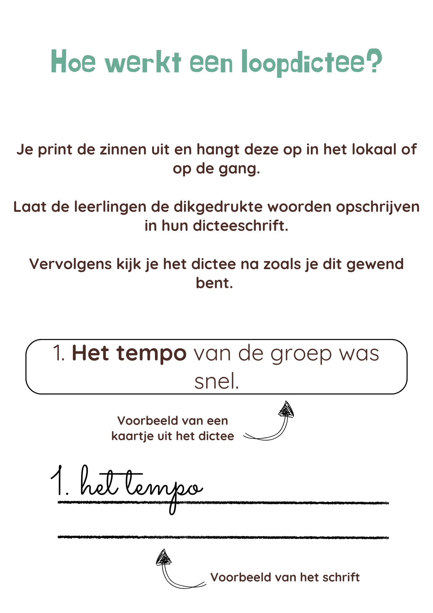 Loopdictee bundel alle spellingscategorieën - groep 5