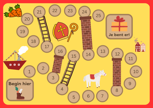 Sinterklaas rekenspel sommen tot 100