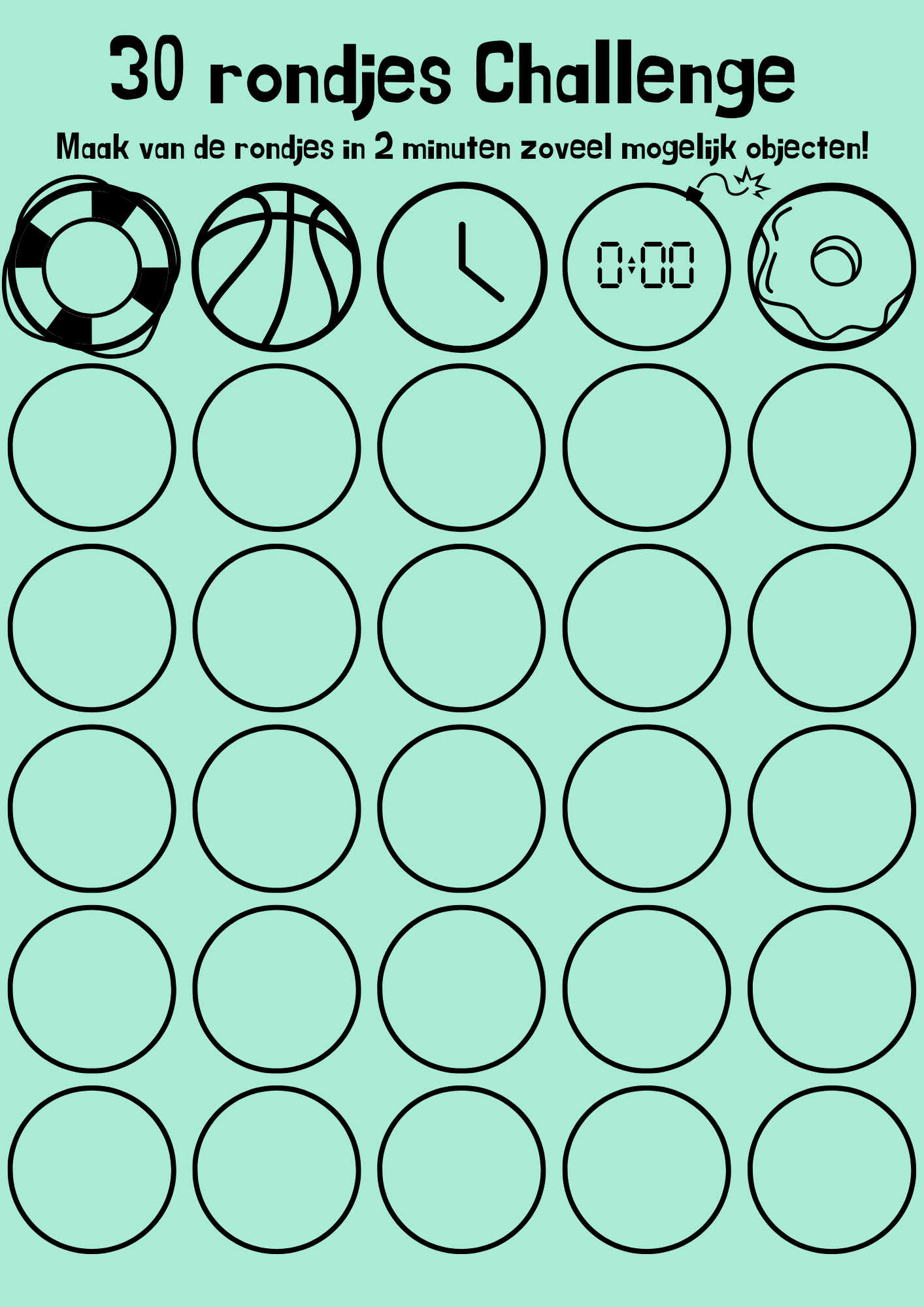 30 rondjes challenge - gratis download