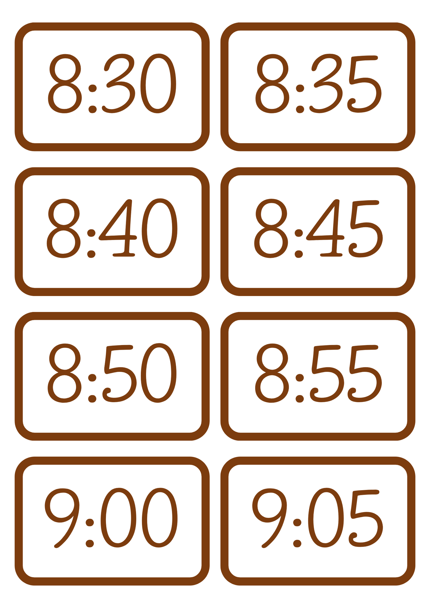 Dagritmekaarten thema 'Jungle'