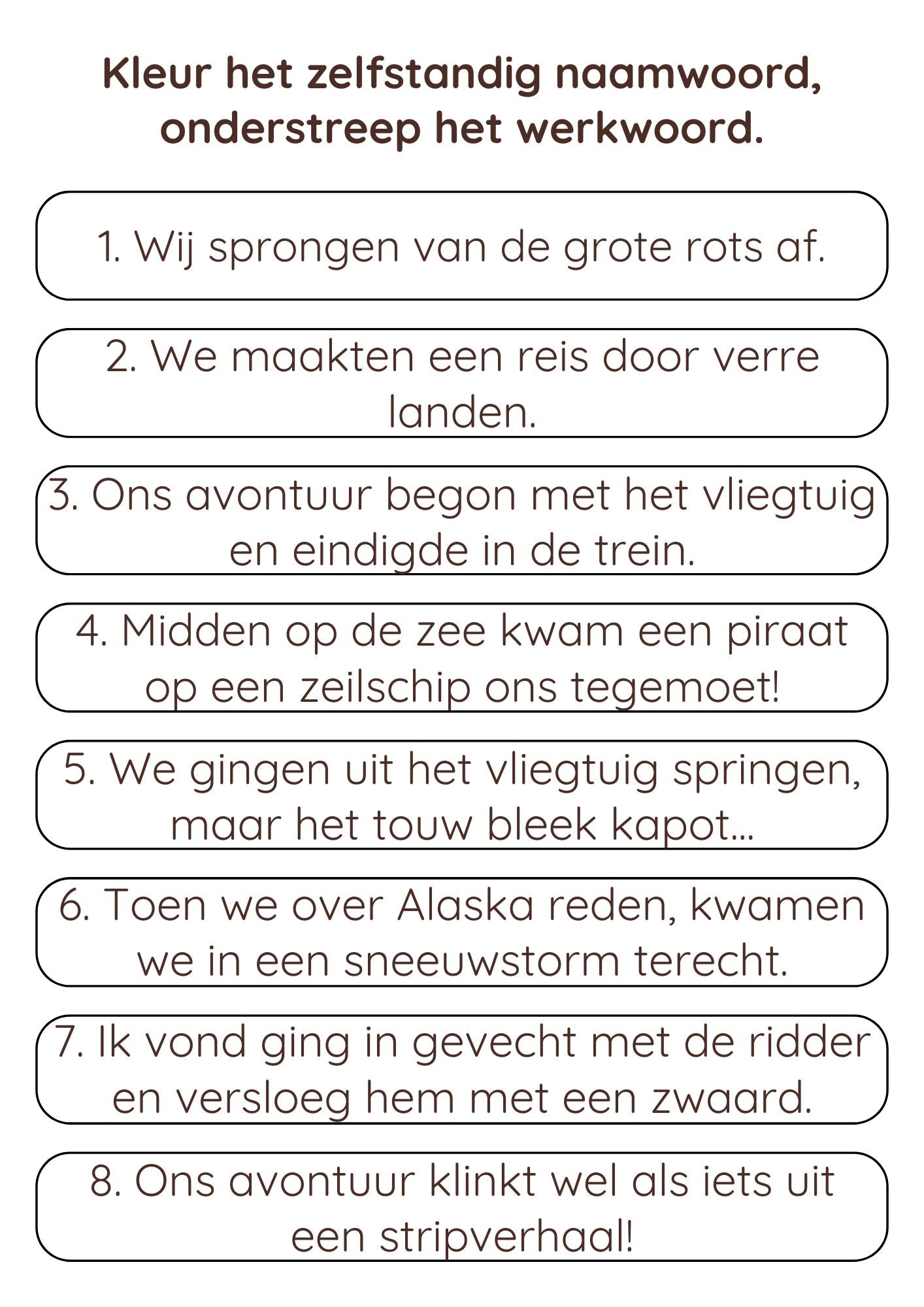 Loopdictee Kinderboekenweek groep 5 - gratis download