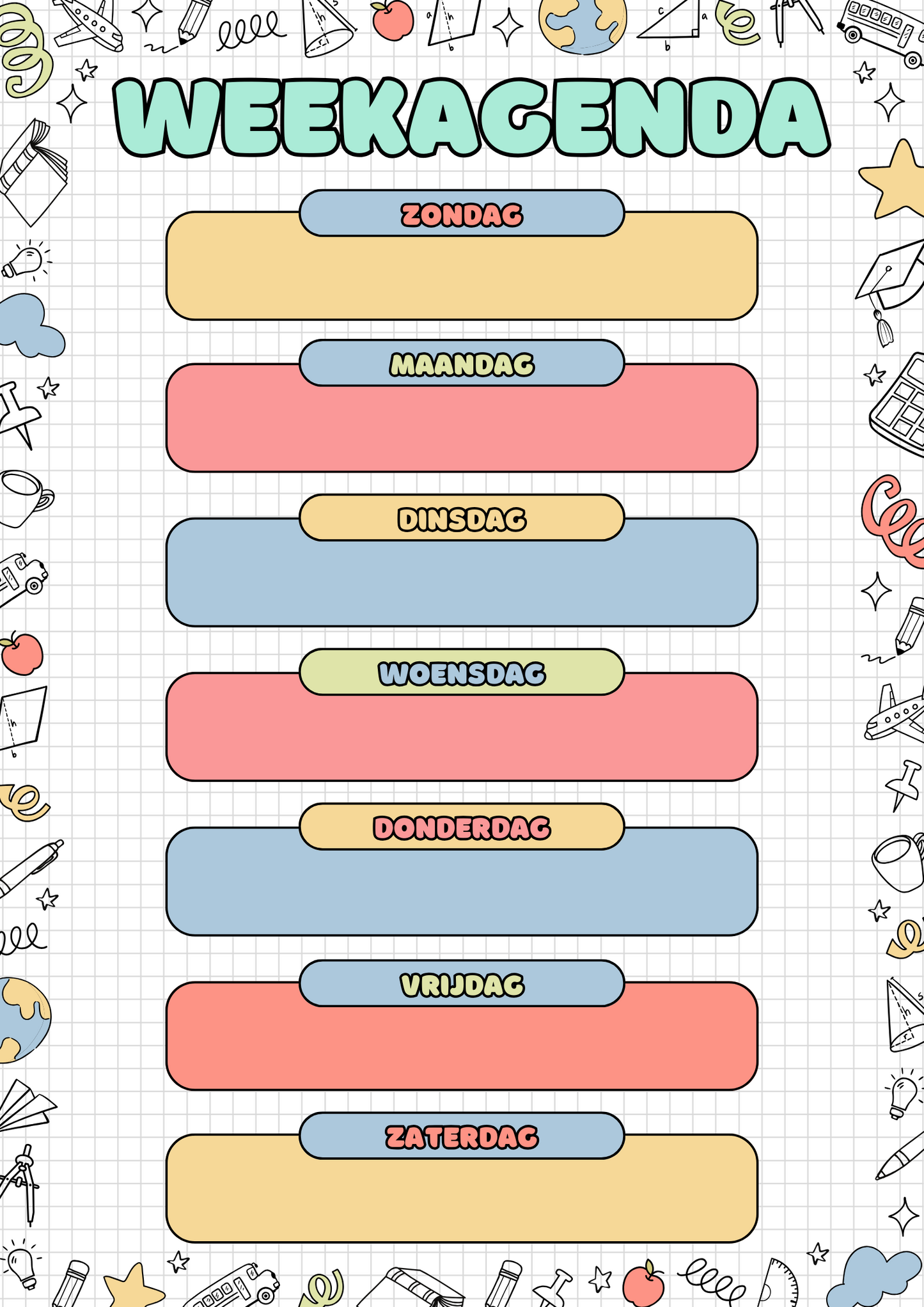 Weekagenda - gratis download