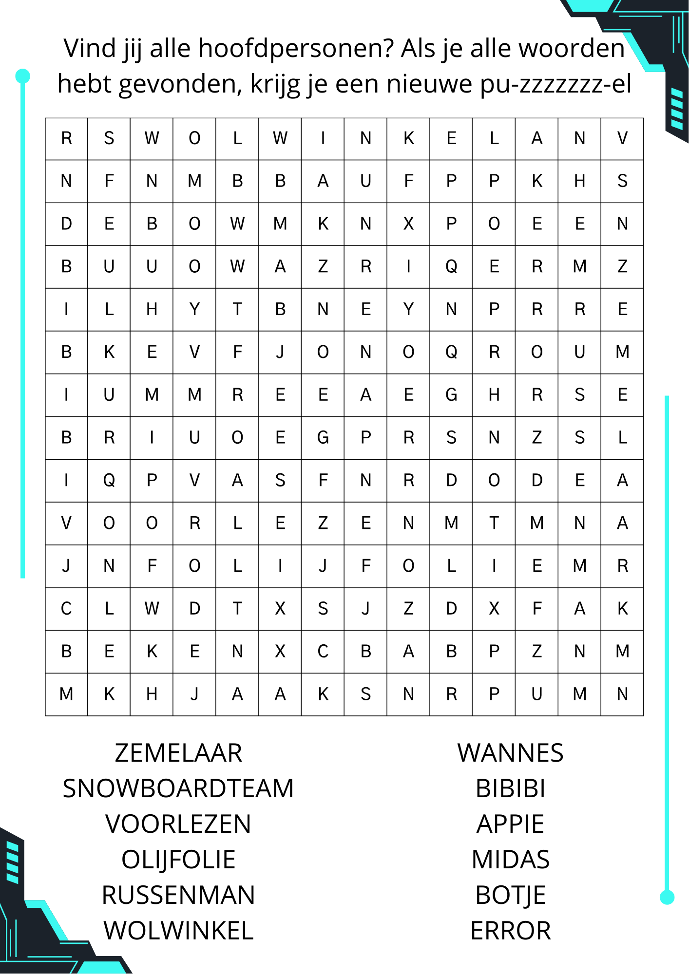 Botje de Escape Room - gratis download