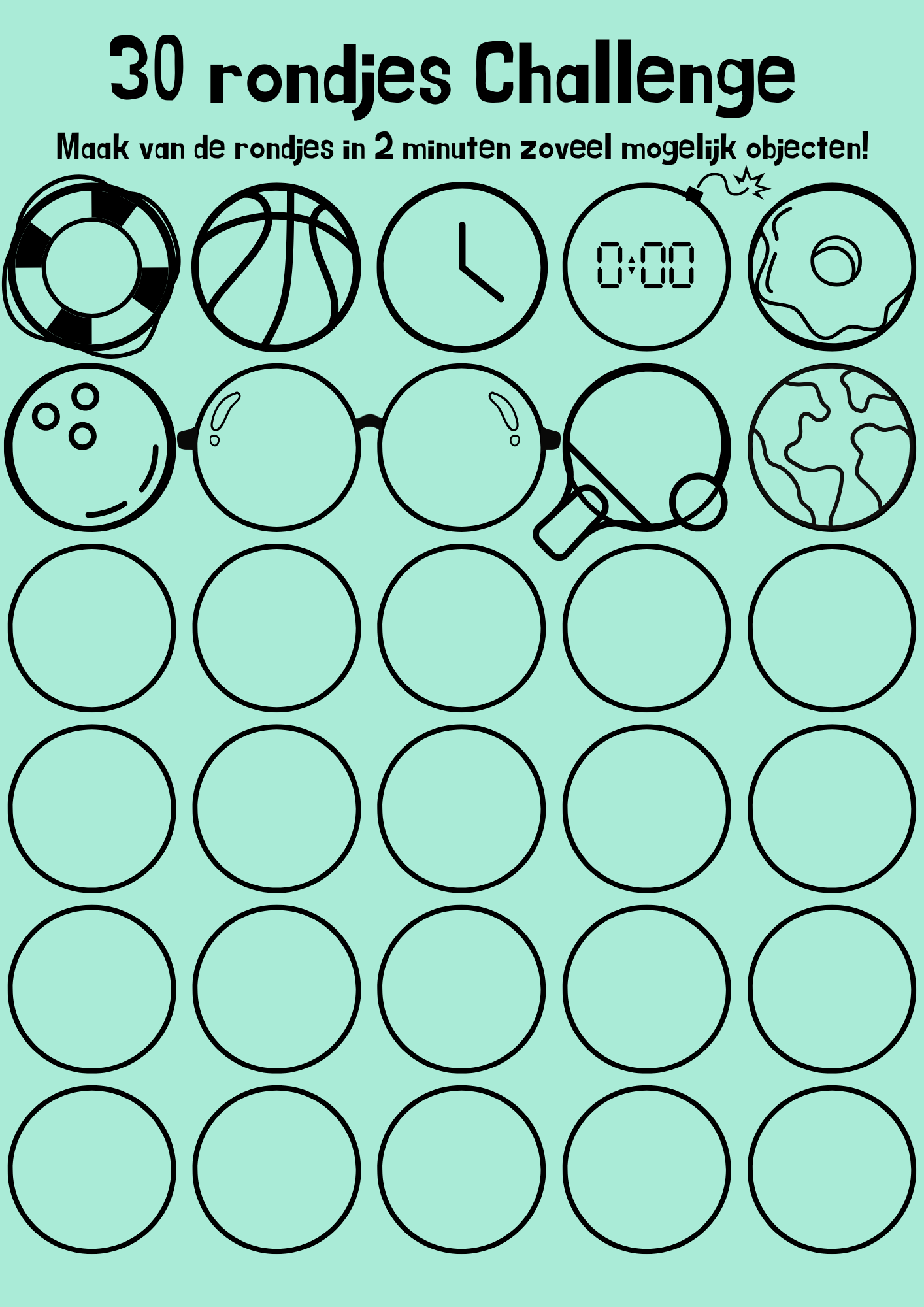 30 rondjes challenge - gratis download
