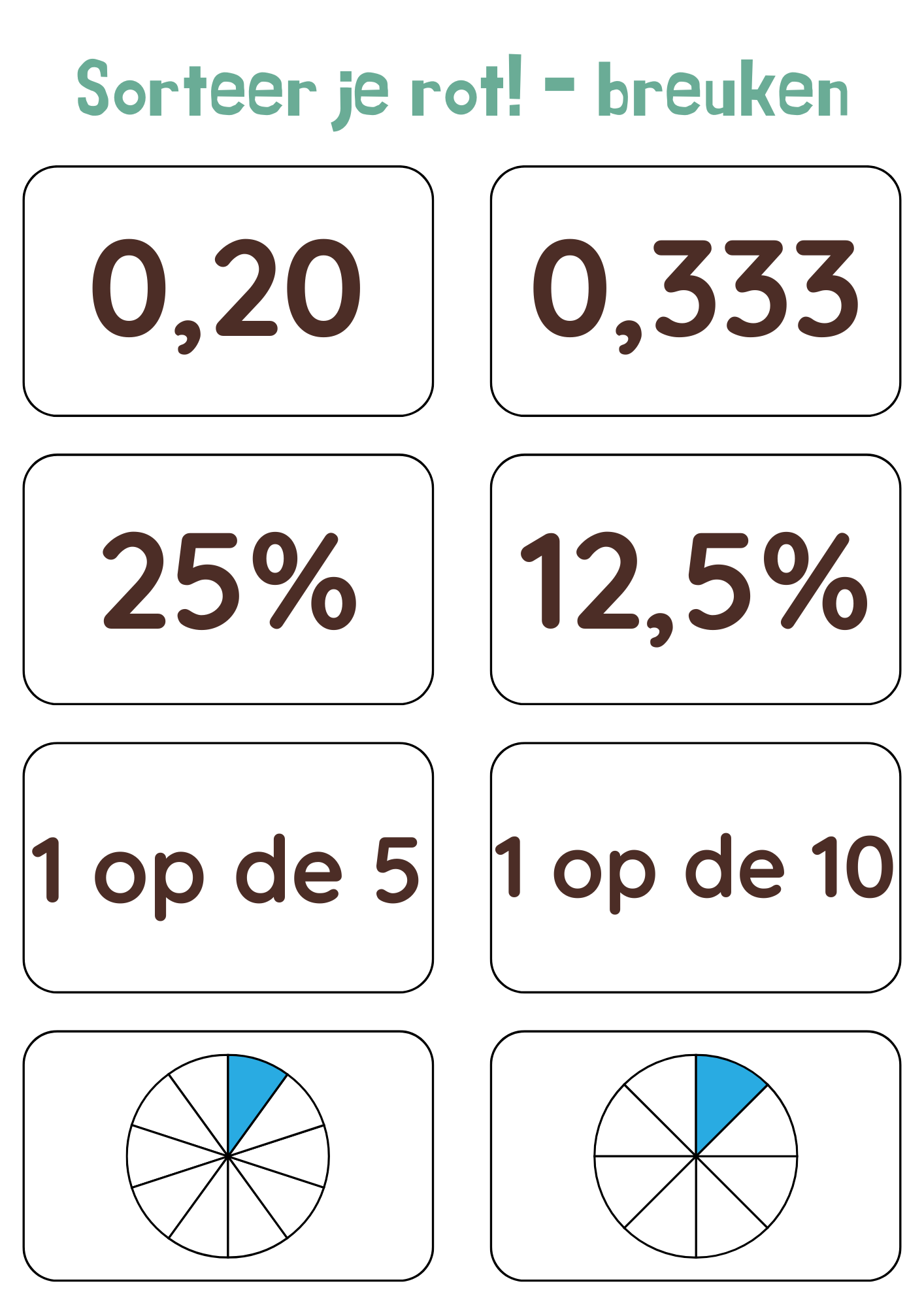 Sorteer je rot! - breuken - gratis download