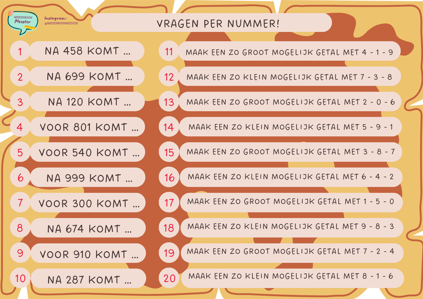 Piraten sommen! - getalbegrip tot 1000