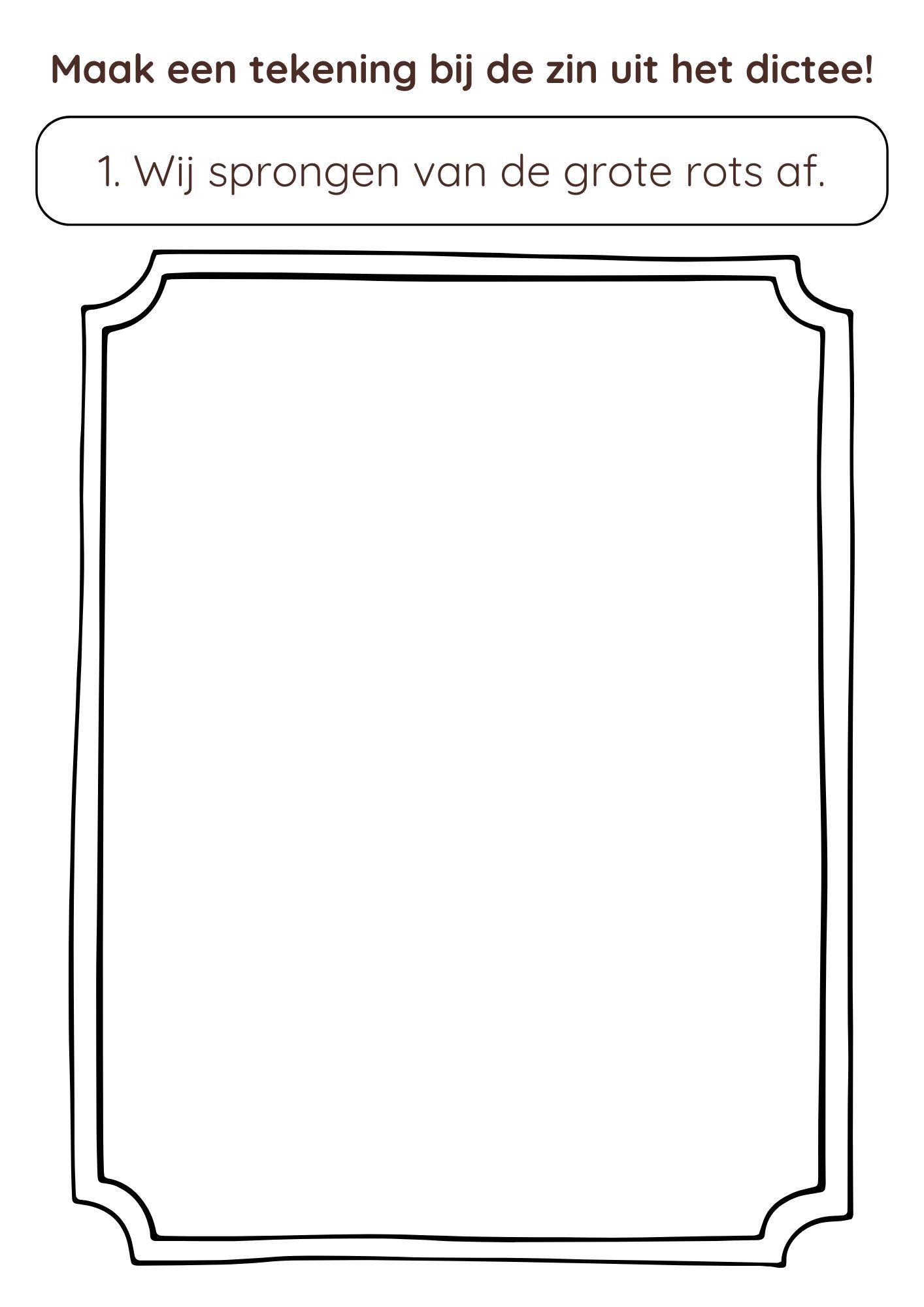 Loopdictee Kinderboekenweek groep 5 - gratis download