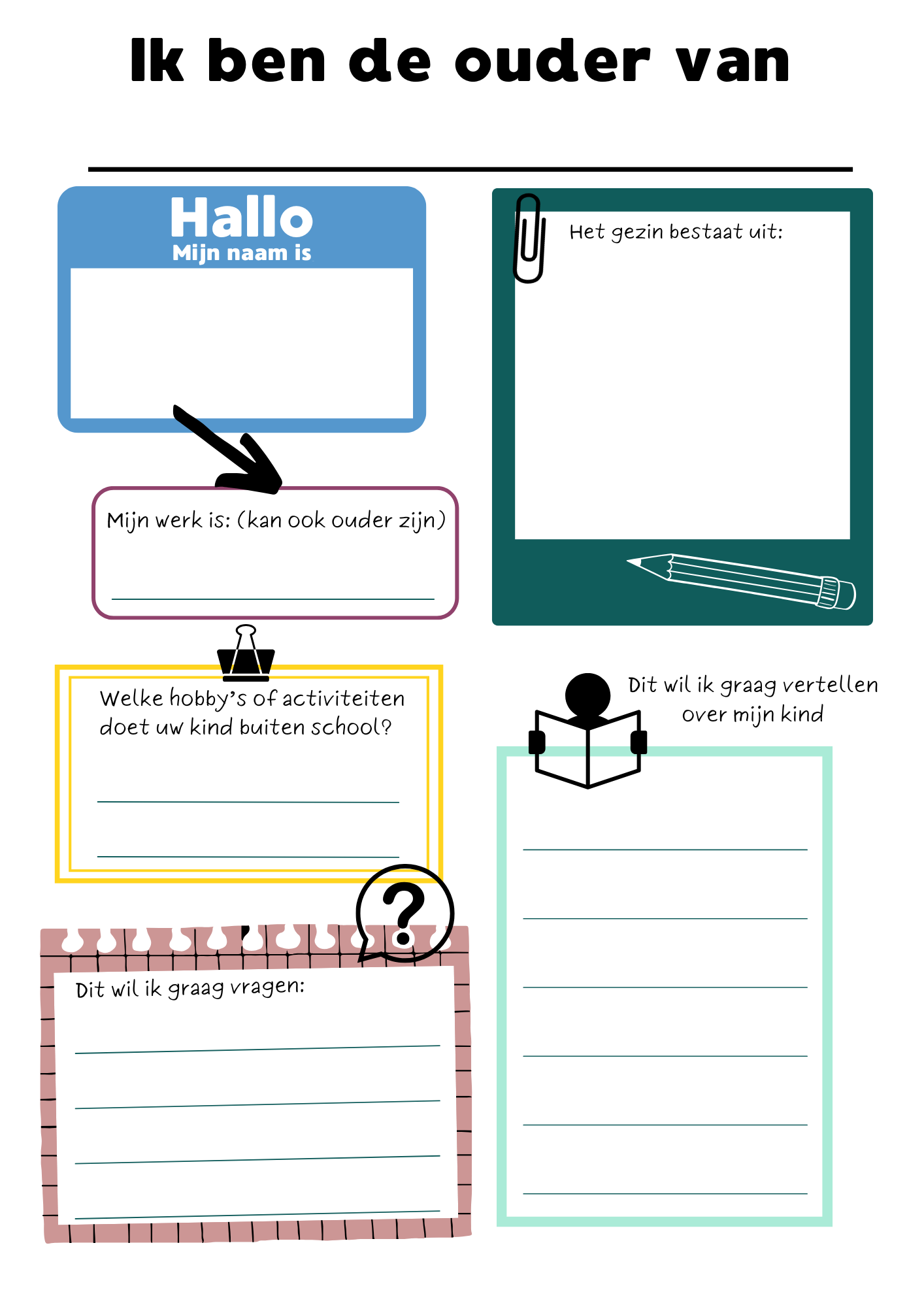 Ik ben de ouder van - gratis download