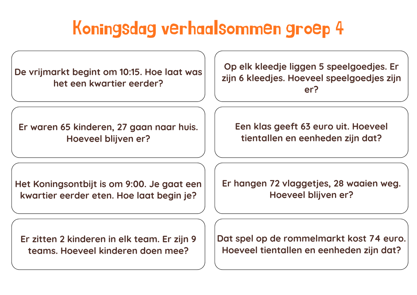 Koningsdag-bundel / Koningsspelen-bundel