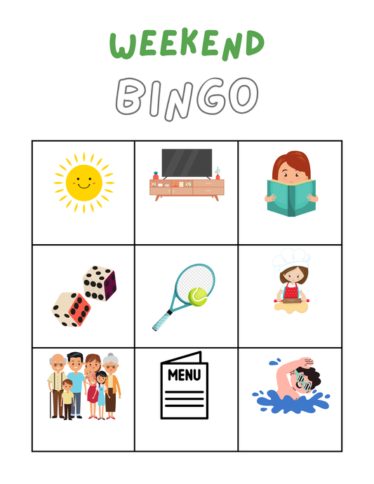 Weekend bingo - gratis download