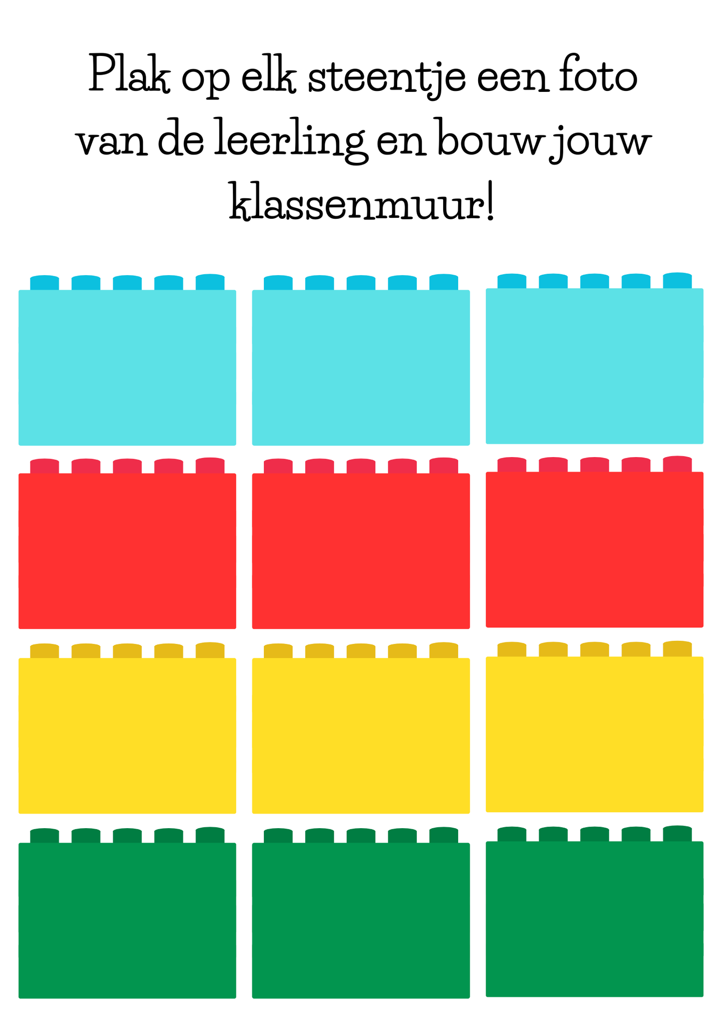 Dagritmekaarten thema 'Bouwstenen'