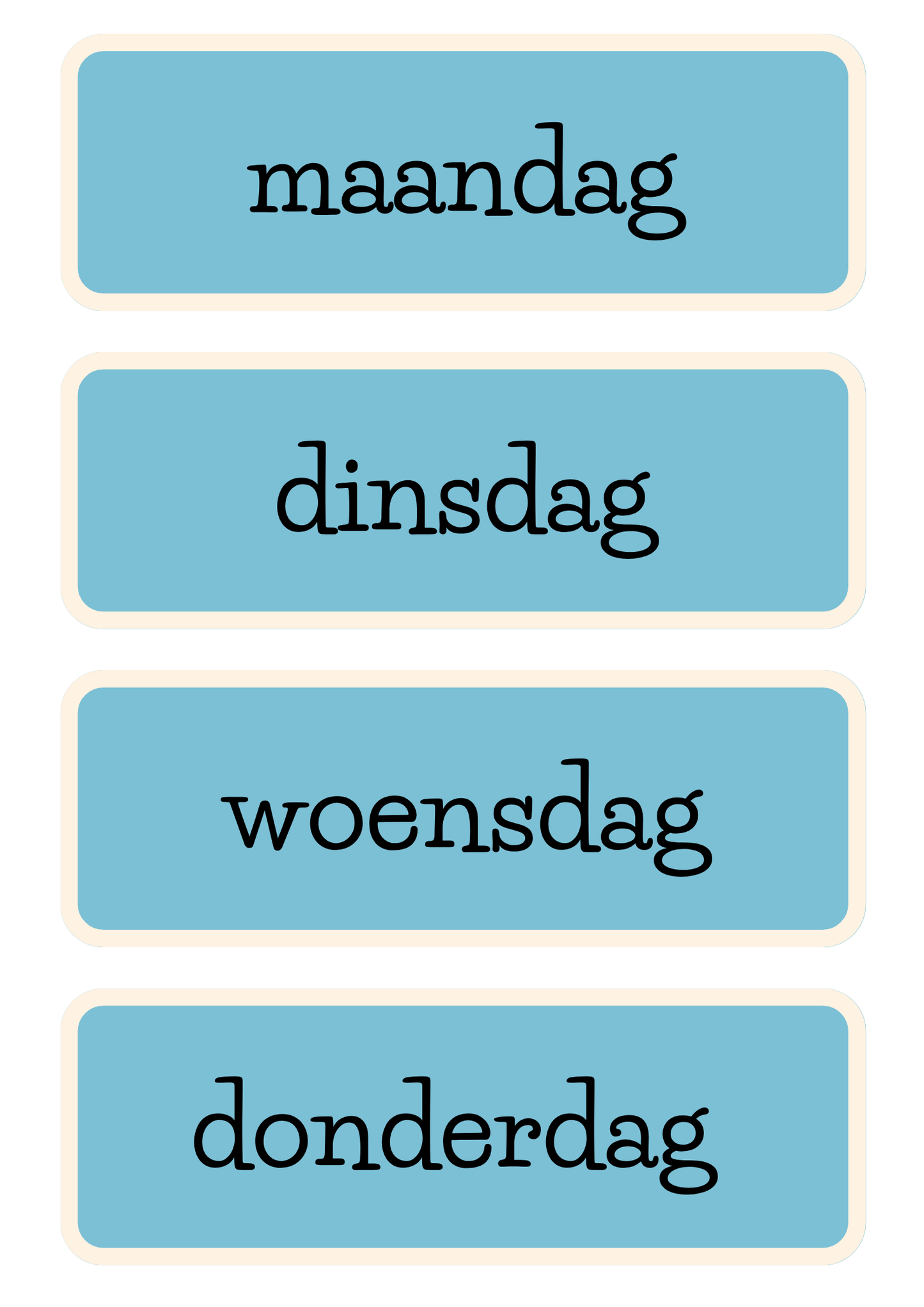 Dagritmekaarten thema 'Pretpark'